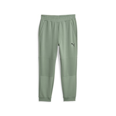 Мужские повседневные спортивные брюки Puma Fit Double Jogger зеленого цвета 52387844