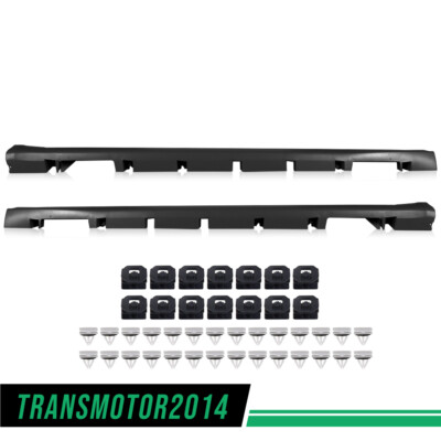 Exterior-Rocker Panel Molding Trim Fit For Ford Fusion 13-16 Left & Right Side