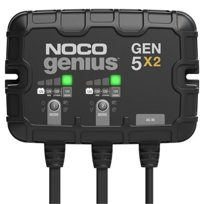 NOCO GEN5X2 12V 2 Bank - 10 Amp On-Board Battery Charger