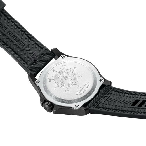 Pre-owned Luminox Xl.1970.set Atacama Field Carbonox 43 Mm Rubber Quartz Men's Watch