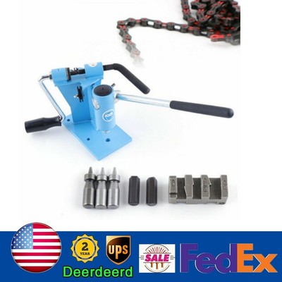 New Bench Chainsaw Chain Breaker Rivet Spinner Splitter Dismantle Repair Tool US