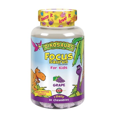 KAL Focus-Saurus | Focus Support for Kids | 30 ct