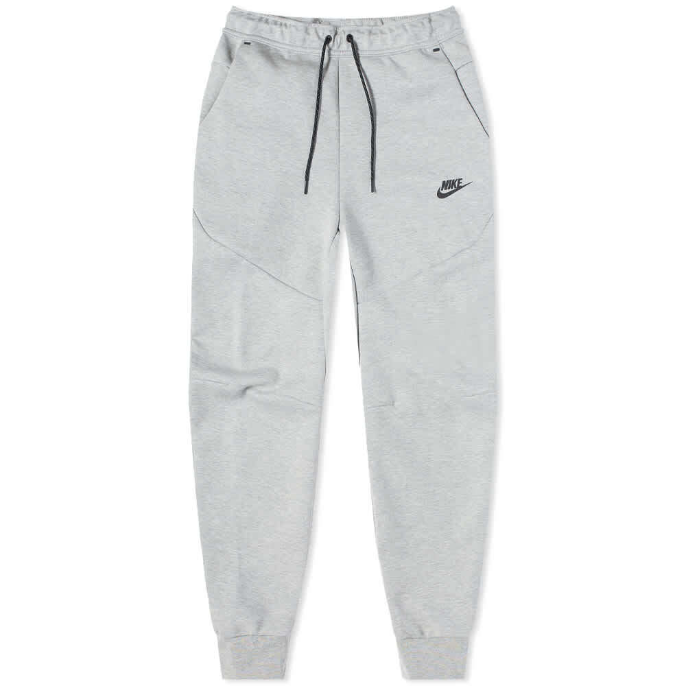 Nike Tech Fleece Pants Joggers Sweatpants Heather Grey Cuffed CU4495-063  Men's | eBay