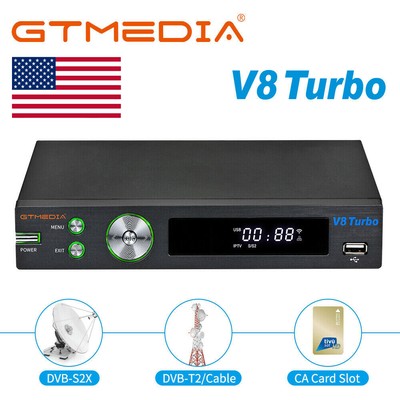 HD DVB-S2X/T2 Satellite Receiver Multimedia Stream Player 1080P Converter TV Box
