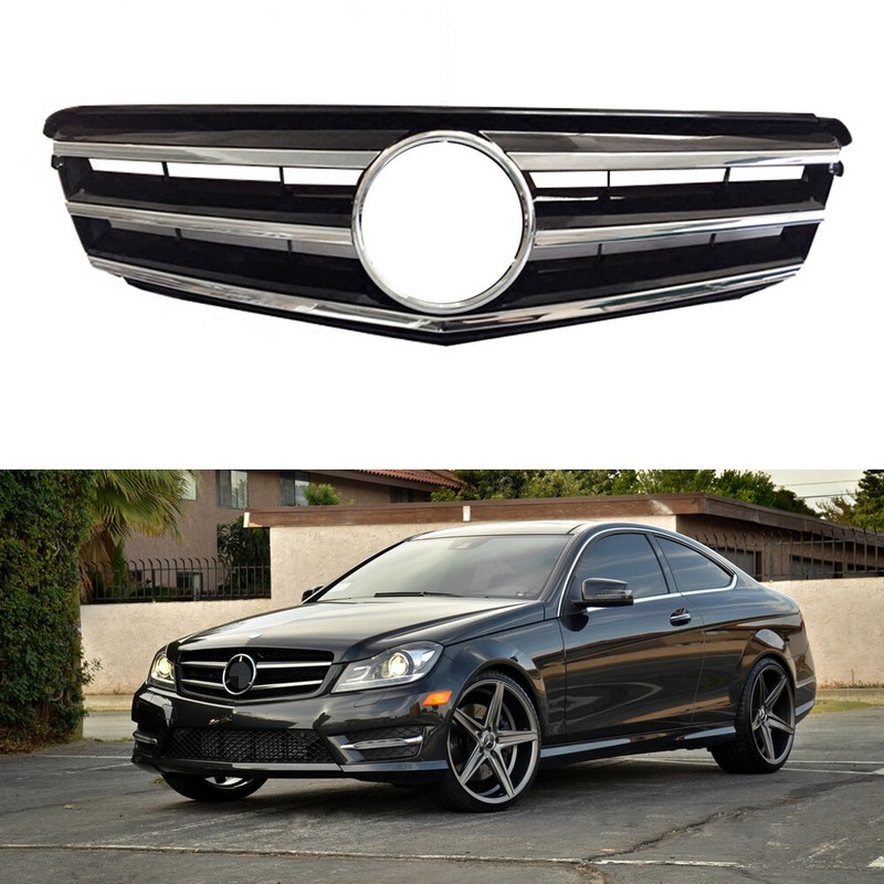 KÃHlergrill Amg Sport Plus Glanz Schwerz Grill FÃR Mercedes C-Klasse W204 S204