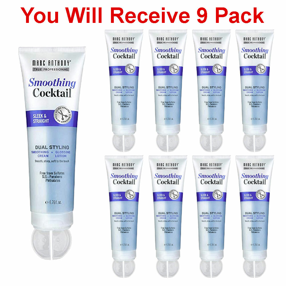 9x Marc Anthony Smoothing Cocktail Sleek Straight Hair Lotion