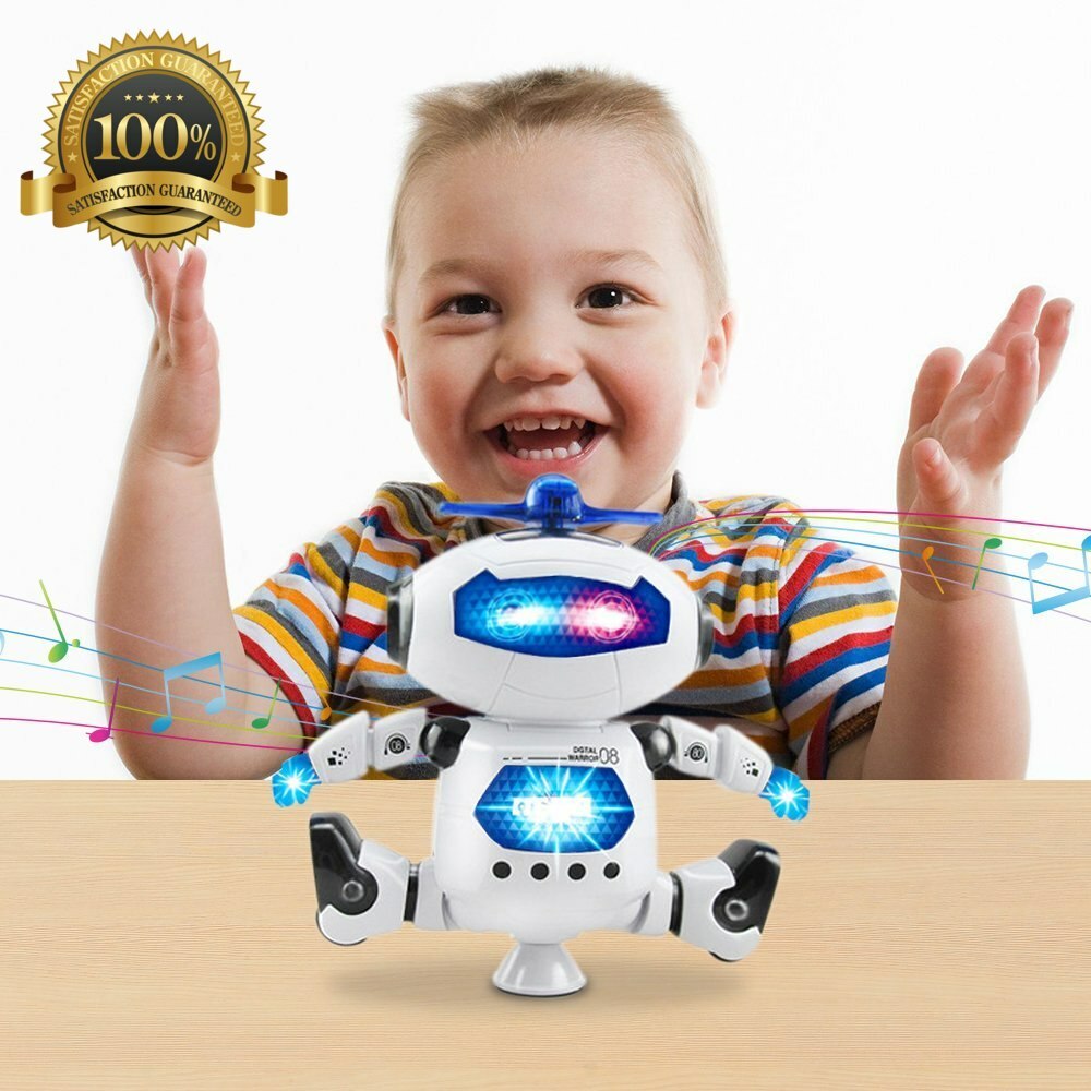 electronic walking dancing robot