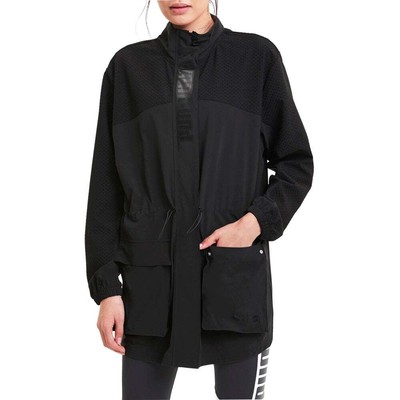 

Puma First Mile Mono Full Zip Jacket Womens Size  Повседневная спортивная верхняя одежда 5, Черный, Puma First Mile Mono Full Zip Jacket