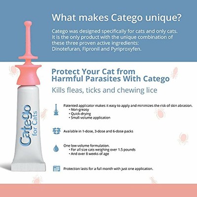 SALE Flea And Tick Control For Cats (6 Pack), 1.5 Lb/One Size Pet Supplies