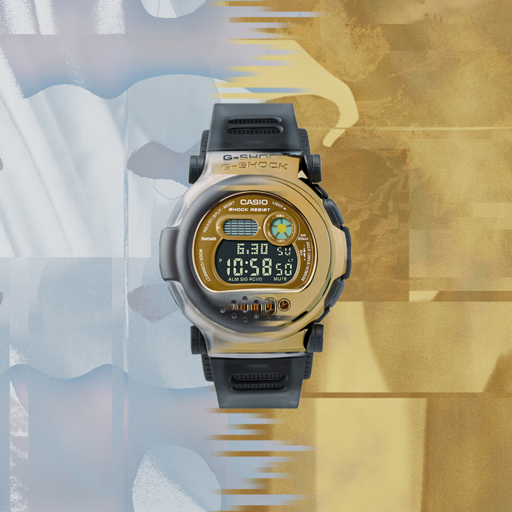 G-B001MVB-8JR　ジェイソンモデル　ゴールド Casio G-Shock G-B001MVB-8 Gold Carbon Core Bezel Men's Watch