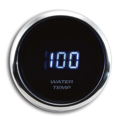 MGS 52mm 2-1/16'' Digital Water Temperature Gauge 68 ~ 302 °F Blue LED 12/24V