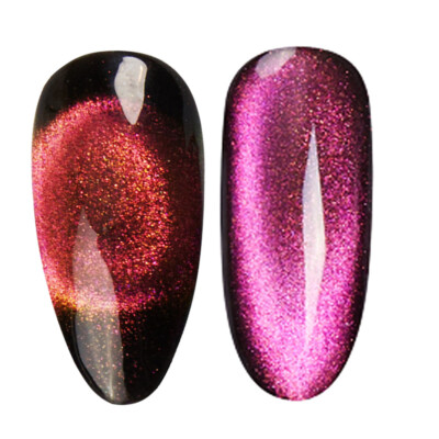 Cre8tion LED/UV Cure Soak Off Gel Polish Cat Eye 9D  0.5 Oz - Mystical #09
