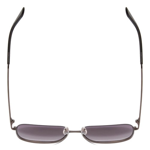 Pre-owned Gucci Gg0987sa-001 Unisex Sunglasses In Ruthenium Silver & Black/grey Smoke 60mm In Multicolor