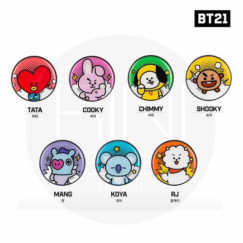 BTS BT21 Official Authentic Goods V GRIP By S2B + Tracking