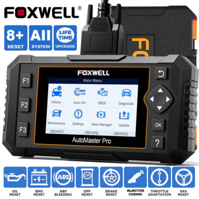 FOXWELL NT624 Pro All System Auto Diagnostic Scan Tool OBD2 Scanner TPMS Oil BMS