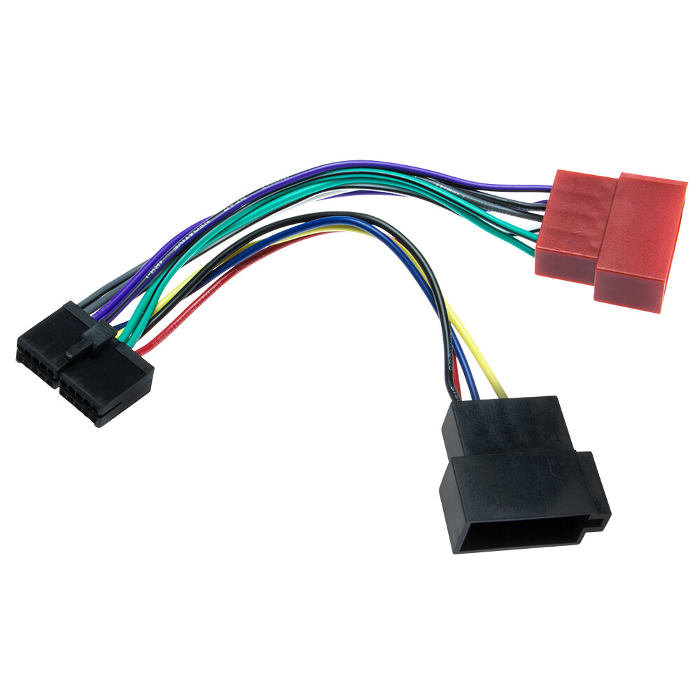 Vehicle Car Radio Adapter Cable 16Pin din Iso Connector For Audiovox