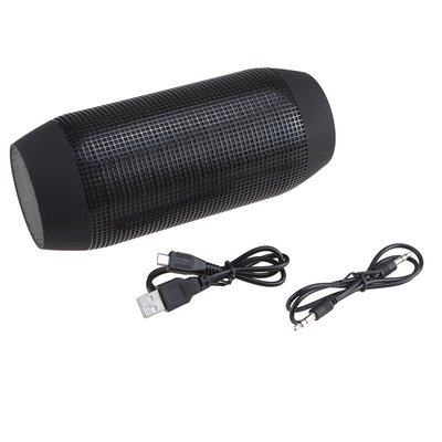 AGPtEK Multicolor Glowing Wireless Bluetooth Speaker (Black)