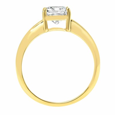 Pre-owned Pucci 2.0ct Cushion Cut Vvs1 Solitaire Promise Engagement Wedding Ring 14k Yellow Gold In White/colorless