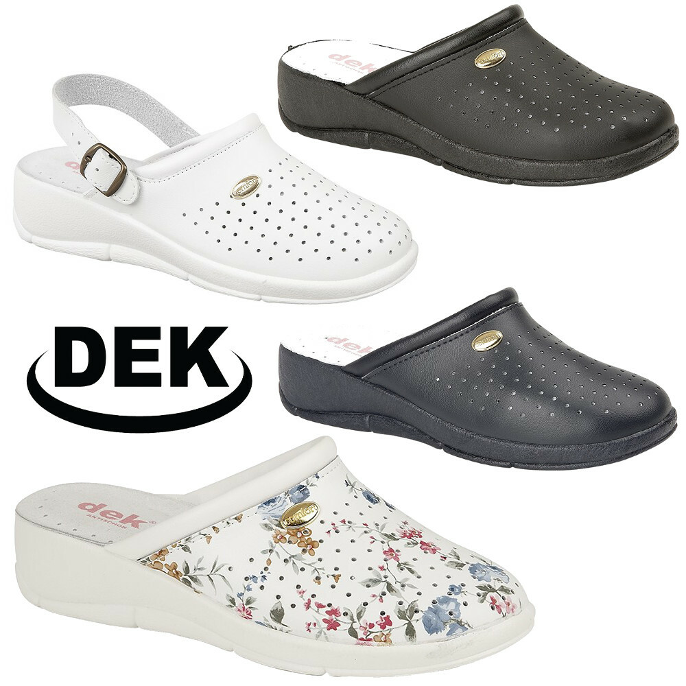 DEK Women�s Clogs Nurse Hospital Care Work Comfort Shoes