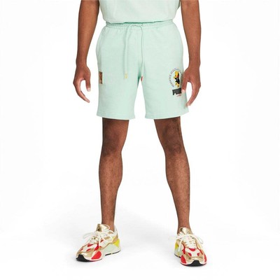 

Мужские шорты Puma X Graphic Size  Casual Athletic 532764-77, Зеленый, Puma X Graphic Shorts