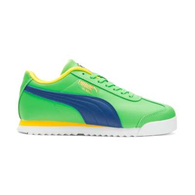 

Puma Roma Country Lace Up Youth Boys Зеленые кроссовки Повседневная обувь 39155003, Зеленый, Puma Roma Country Lace Up Youth