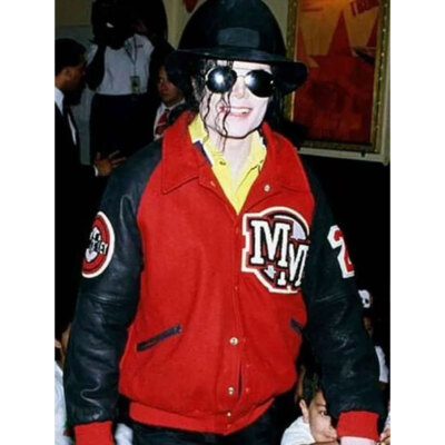 Michael Jackson Mickey Mouse Bomber Jacket MJ Mickey Classic Varsity Jacket