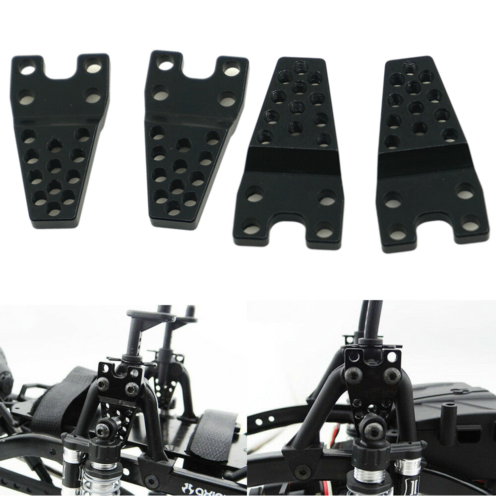 4PCS Alloy Lower Shock Mount lift Kit for 1/10 Axial SCX10 CC01 Crawler RC Car