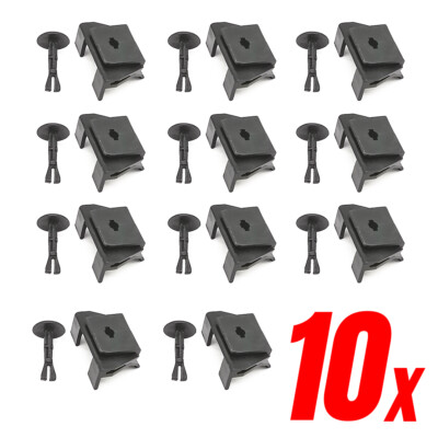 Mean Mug Auto 10x Fender Pins and Clips Fit for Toyota 53879-58010, 47749-58010