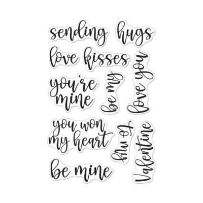 Hero Arts ''YOU'RE MINE'' Photopolymer Clear Stamps or Stamp & Dies Bundle 2023