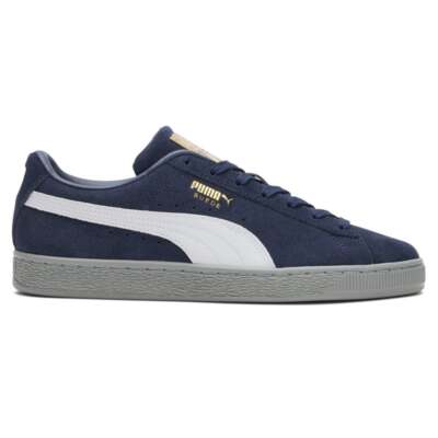 

Puma Suede Classic Pastime Мужские синие кроссовки на шнуровке Повседневная обувь 38706003, Синий, Puma Suede Classic Pastime Lace Up