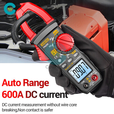 Digital Multimeter Clamp Meter Tester AC/DC Voltage Current Non-Contact 0-600A
