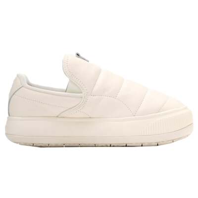 

Повседневная обувь Puma Suede Mayu Slip On Womens Off White Sneakers 384430-02, Puma Suede Mayu Slip On