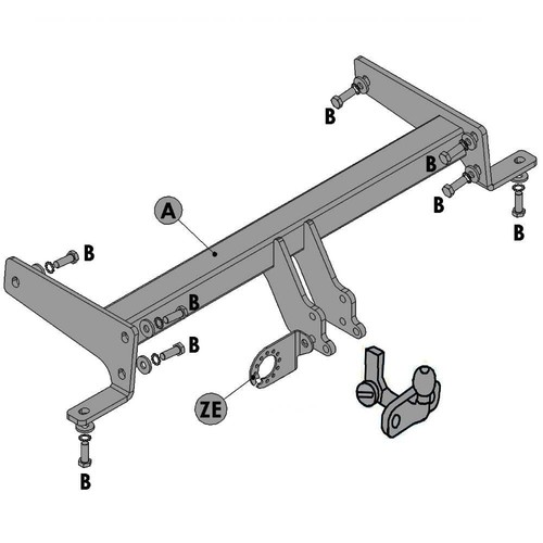 vauxhall antara bike rack