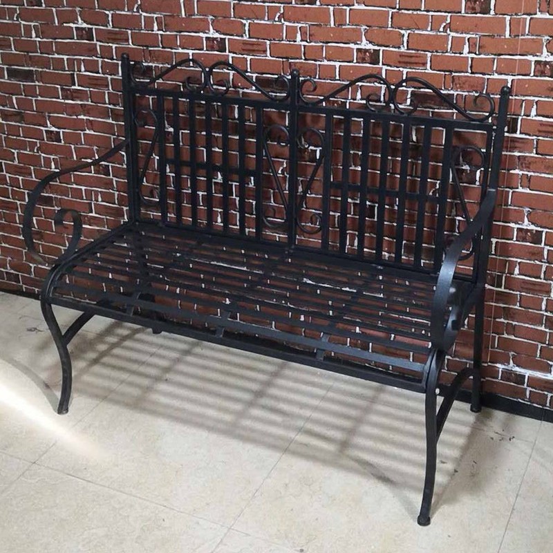 2 Seater Foldable Outdoor Patio Garden Bench Porch Chair Seat