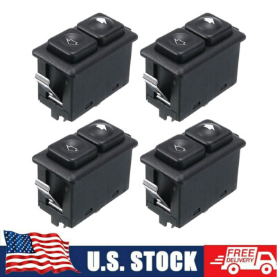 4Pcs 5 Pin Power Window Switch Fits for BMW E23 E24 E28 E30 61311381205 USA