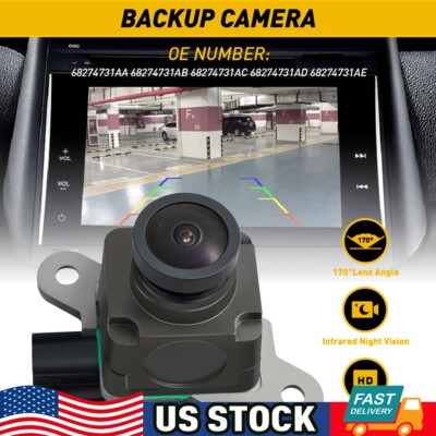 68274731AE Rear View Back Up Camera HD for 2016-2019 Dodge Ram 1500 2500 3500 B