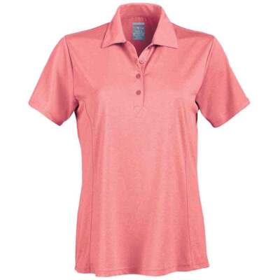 

Рубашка поло с короткими рукавами Page - Tuttle Solid Heather женская розовая повседневная P2013-PLE, Розовый