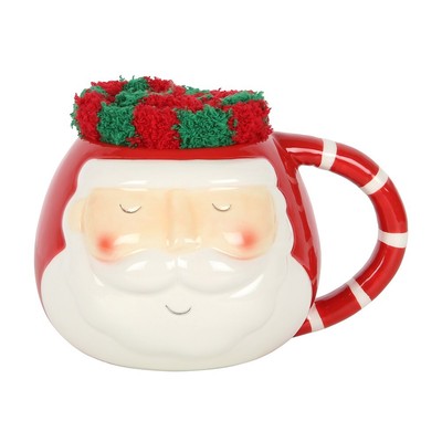 Something Different Santa Claus Christmas Mug and Sock Set (SD3791)