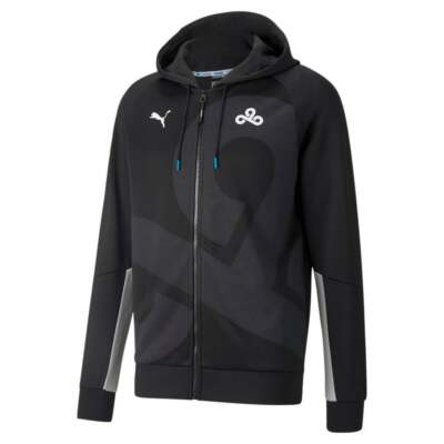 

Мужская черная повседневная верхняя одежда Puma Cloud9 Replica Pullover Hoodie 605289-03, Черный