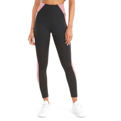 

Puma Evostripe High Waist 78 Athletic Leggings Womens Black Athletic Casual 5891, Черный, Puma Evostripe High Waist 78 Athletic Leggings