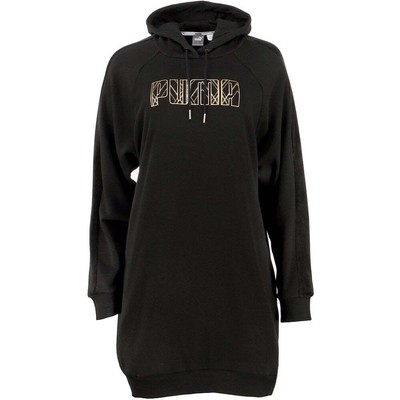 

Puma Modern Basics Deco Платье с капюшоном и длинными рукавами Женское Черное Повседневное 67481601, Черный