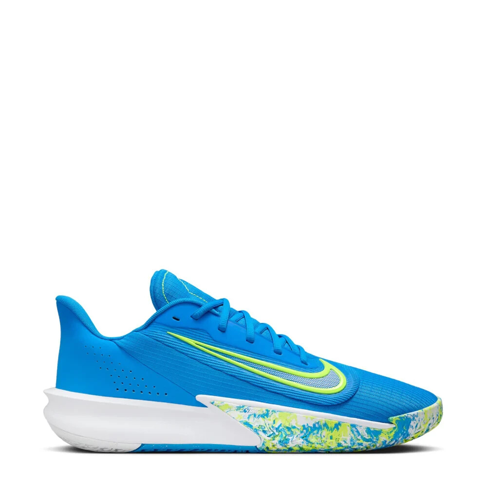 Mens NIKE Precision 7  FN4322-400 Photo Blue/White/Volt  Shoes