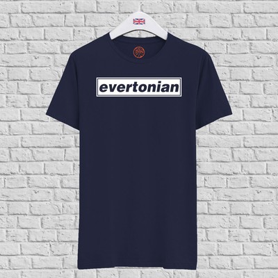 Evertonian Oasis Organic Cotton T-shirt for Fans of Everton Football Gift