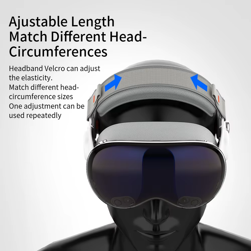 For Vision Pro Headbands Comfortable Adjustable Head Strap Reduce Head Pressure