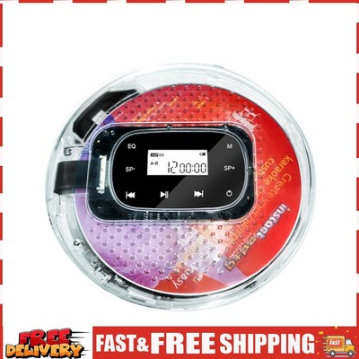 Digital Display Small Music Player 5 EQ Sound Effects CD Walkman 1000mAh Battery