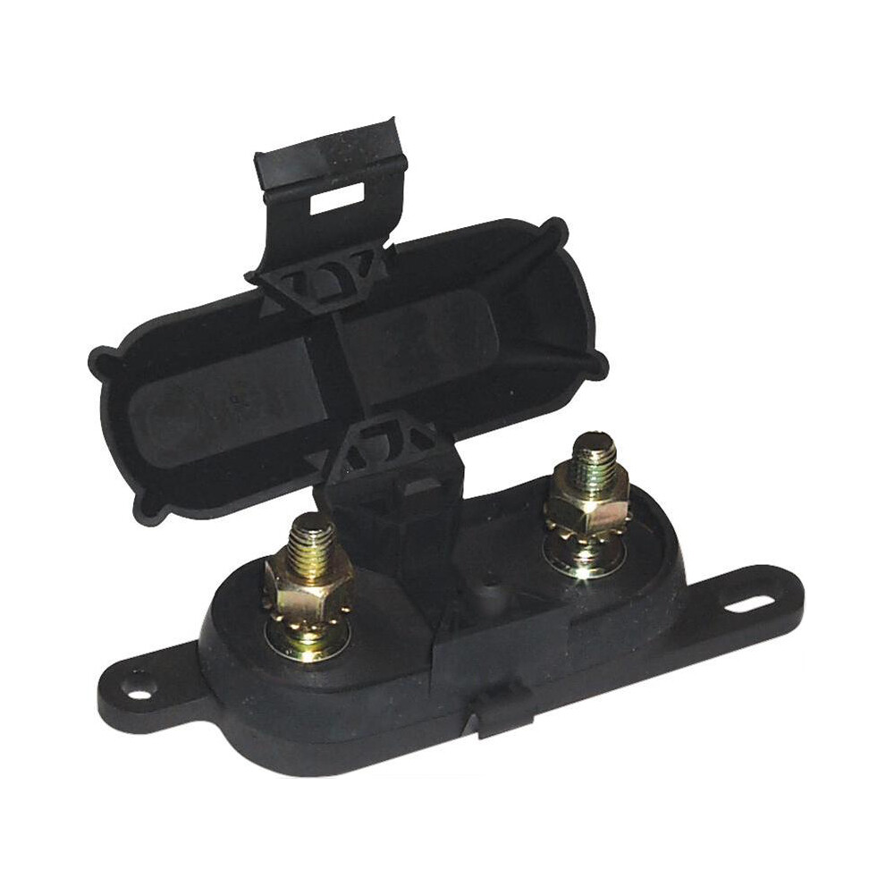 Fuse Holder Terminal Block w/ Cover Mega Fuse for Stereo Amps Power Accessories