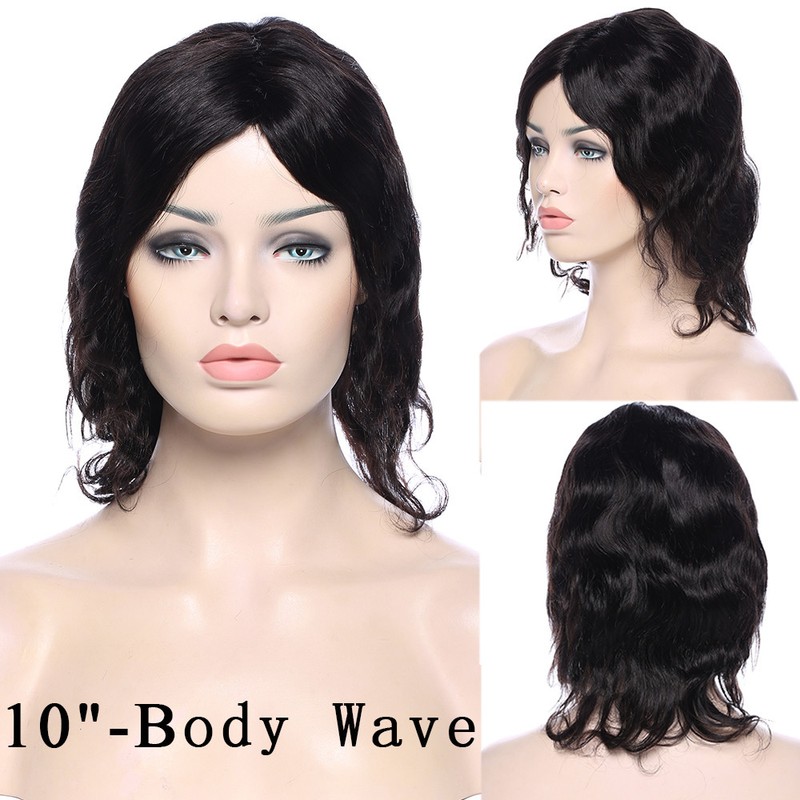 CLEARANCE 100% Remy Brazilian Human Hair Short Wigs Straight Curly Wave Bob Wigs