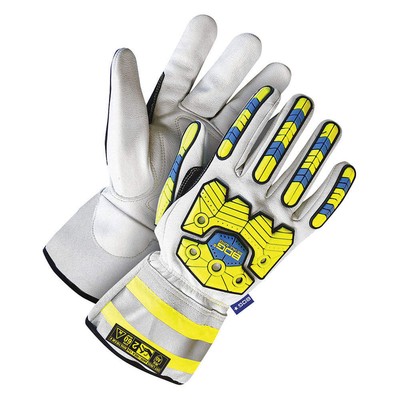 BDG 20-1-10698-L Leather Gloves,Goatskin Palm 56LC91