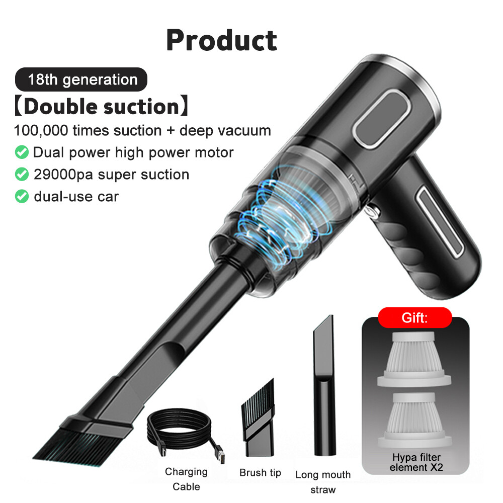 Cordless Hand Held Vacuum Cleaner Mini Portable Car Auto Home Wireless 150W
