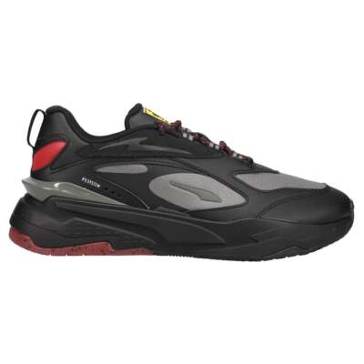 

Мужские черные кроссовки Puma Ferrari RsFast Lace Up Повседневная обувь 306980-01, Черный, Puma Ferrari RsFast Lace Up